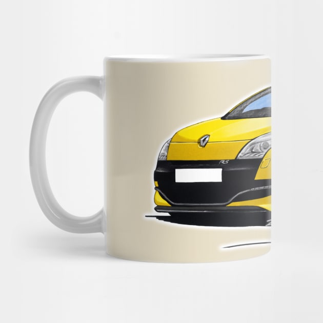 RenaultSport Megane 250 Yellow by y30man5